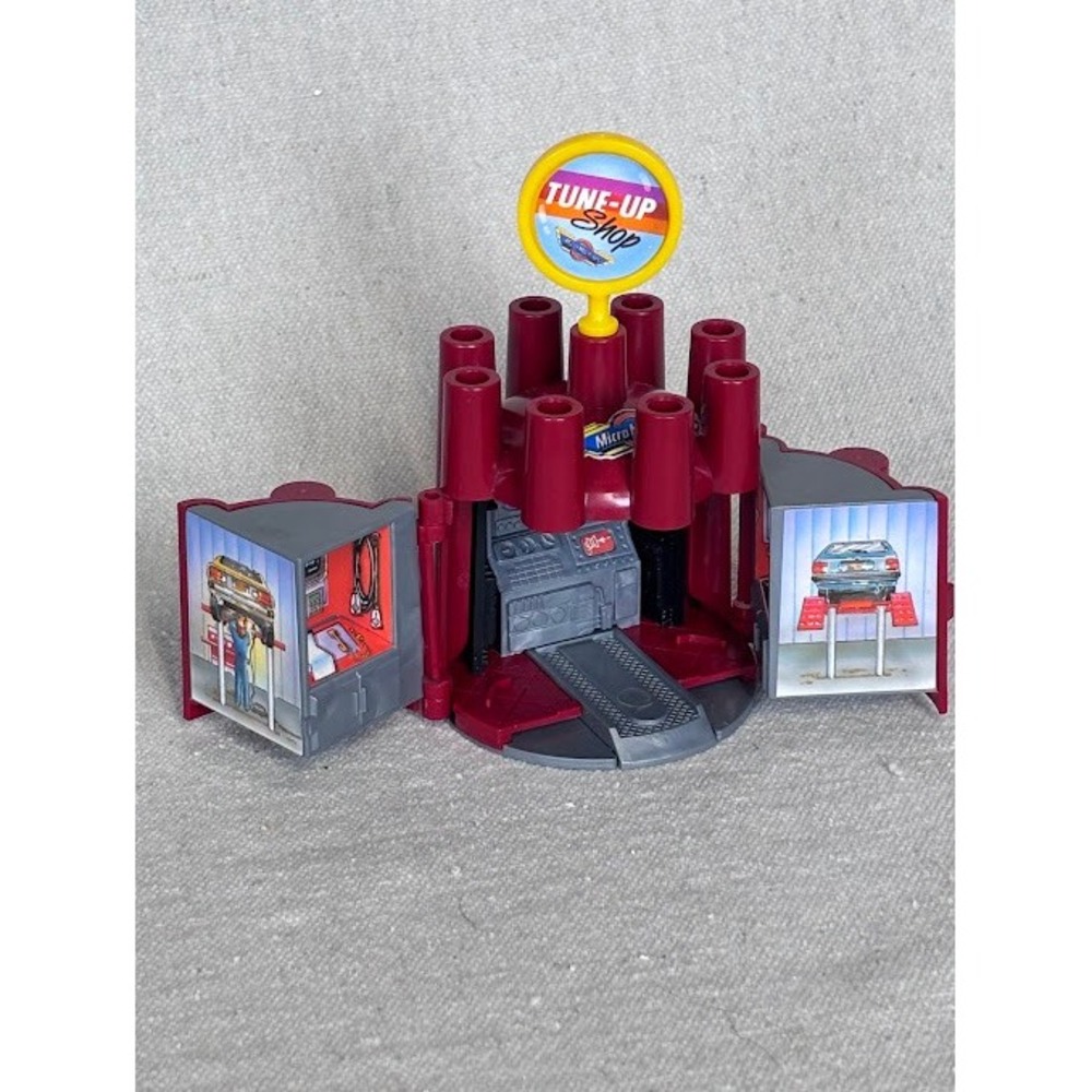 Micro Machines Tune-Up Shop Playset Garage Service Station Vintage Galoob 1980s‎